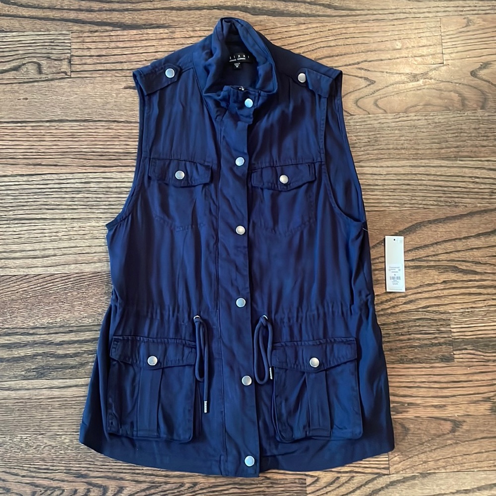 Trixxi button down vest